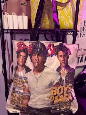 Rolling Stone BOYS TO MEN 2008 tote bag - almost vintage